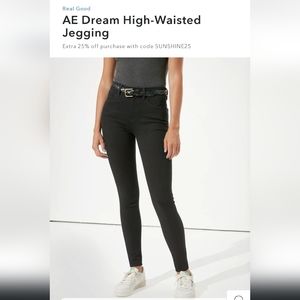 AE black jeggings size 18